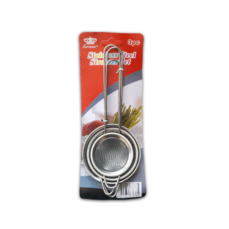 Сито 3шт серебро 6/7/8