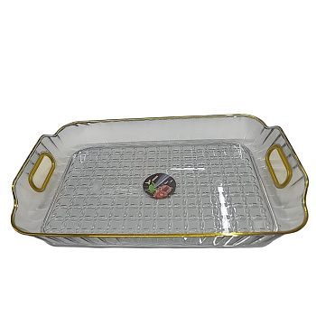 Поднос ПРЯМОУГОЛЬНЫЙ 35*23,5*6,5см НОВ