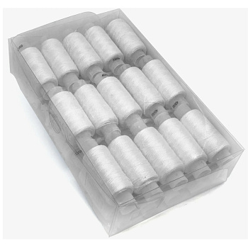 Нитки набор 30шт белые