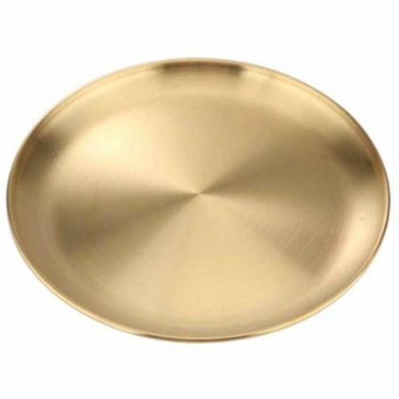 Тарелка ТОН золото 30см