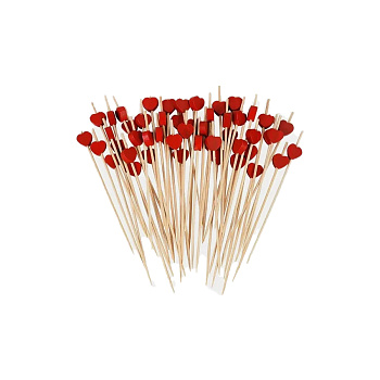 Шпажки фигурные КРАСНОЕ СЕРДЦЕ