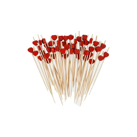 Шпажки фигурные КРАСНОЕ СЕРДЦЕ