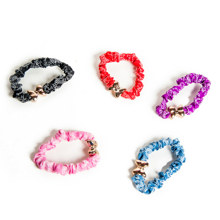 Резинки узор цветные