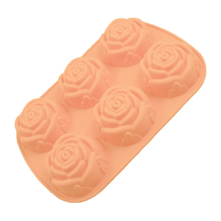Формочки для выпечки РОЗА (6яч)
