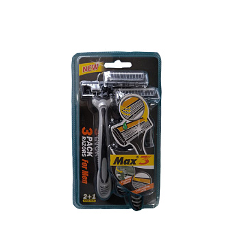 Станки MAX3 ЧЕРНЫЕ LA-2180 (3шт) Станки MAX3 ЧЕРНЫЕ LA-2180 (3шт)