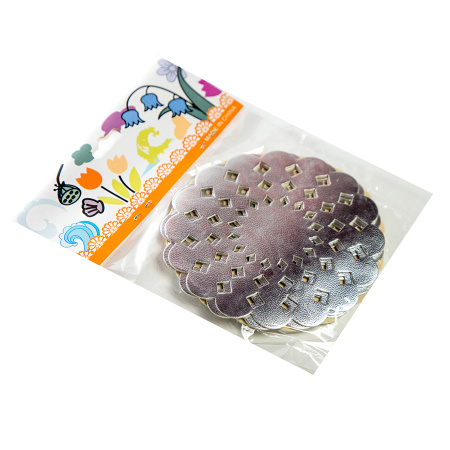 Подставки под кружки золото/серебро