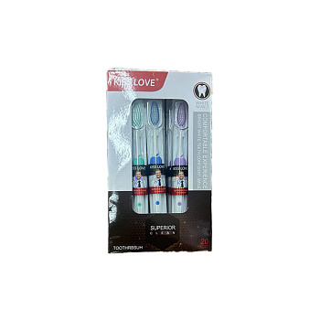 Зубные щетки ДЕ ЛЮКС 963-20pcs КЛАССИК Зубные щетки ДЕ ЛЮКС 963-20pcs КЛАССИК