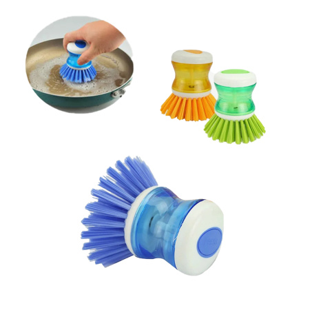 Щетка для посуды с ёмкостью