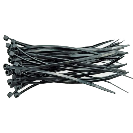 Хомуты пластмассовые  3,6*350мм (100шт) ЧЕРНЫЕ