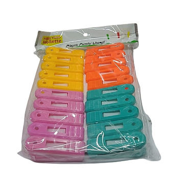 Прищепки УСИЛ 4цв ФЖСК 20шт