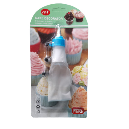 Кондитерский мешок с насадками мини (3 насадки)