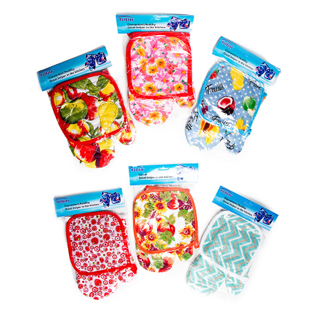 Прихватка+Рукав цветная