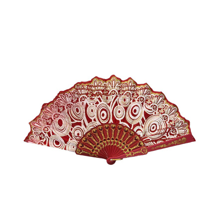 Веер цветной плотный GG-436