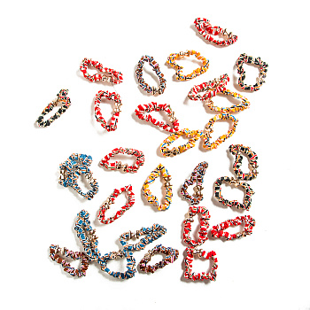 Резинки узор цветные