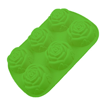 Формочки для выпечки РОЗА (6яч)