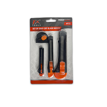 Набор канцелярских ножей (4шт) Набор канцелярских ножей (4шт)