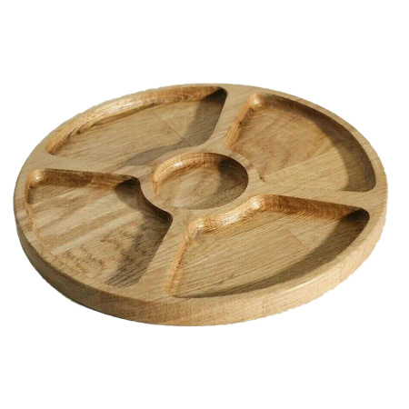 Менажница деревянная ЛЮКС 29см 4+1