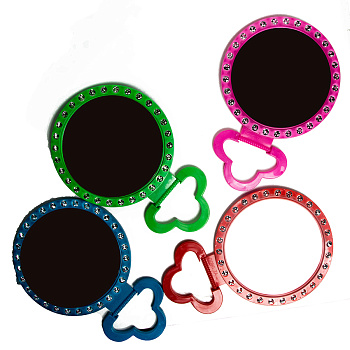 Зеркало круглое с камешками цветное Зеркало круглое с камешками цветное