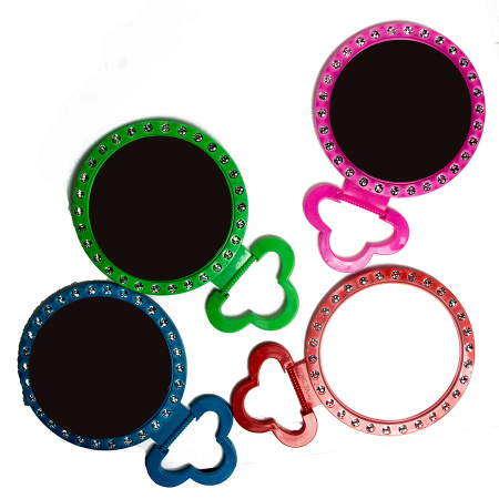 Зеркало круглое с камешками цветное Зеркало круглое с камешками цветное