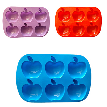 Формочки для выпечки ЯБЛОКО 6 яч