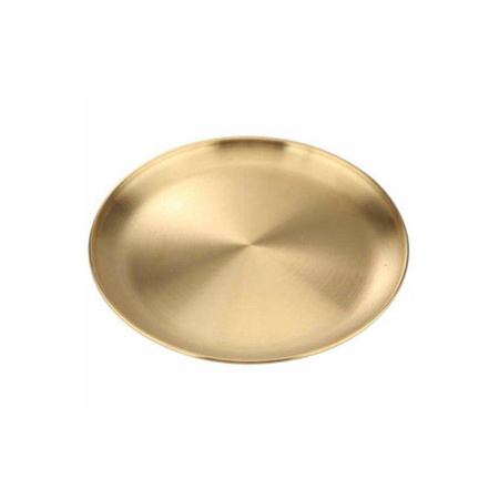 Тарелка ТОН золото 23см