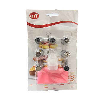 Кондитерский мешок многоразовый с насадками (7 насадок) ГИГ