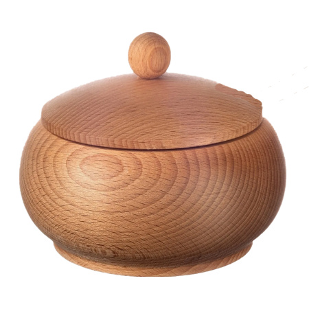 Чаша деревянная с КРЫШКОЙ ПЛОТН