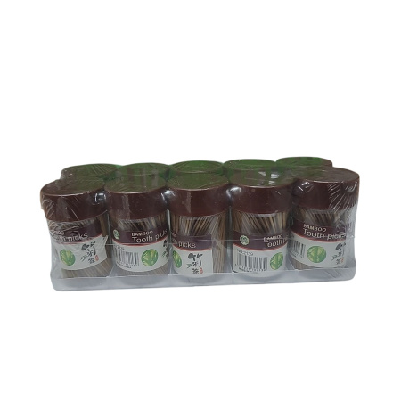 Зубочистки ТЕМНЫЕ 400шт БАМБУК