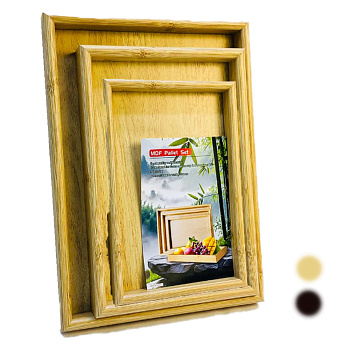 Подносы ДЕРЕВО ЛЮКС комплект 3шт 20*30/25*35/30*40