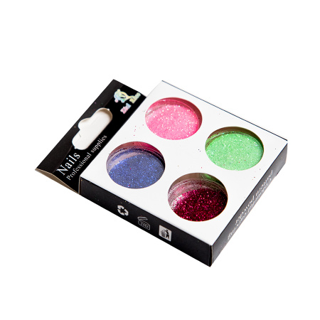 Блестки для ногтей (4шт)