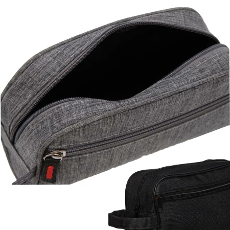 Косметичка Мужская ЧЕРН/СЕР два Кармана