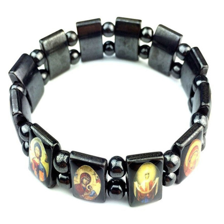Браслет гематит икона
