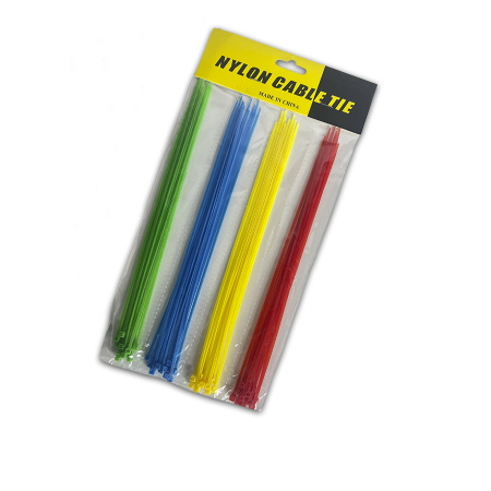 Хомуты пластмассовые ЦВЕТНЫЕ (48шт)