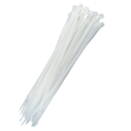 Хомуты пластмассовые 4,8*200мм (100шт) БЕЛЫЕ