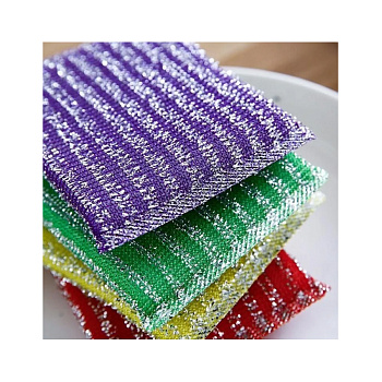 Губки для посуды 4шт МЕХ