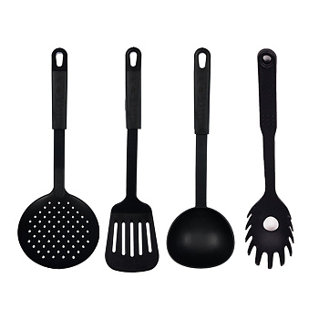 Набор кухонных принадлежностей черные (4шт)