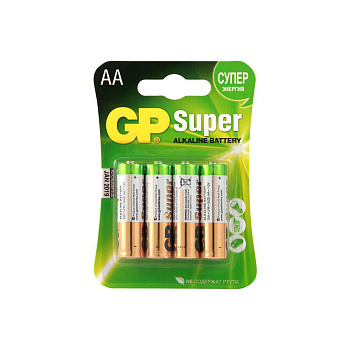 Батарейки Пальчиковые GP на листе
