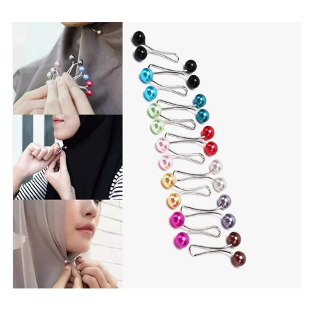 Зажим для хиджаба ЦВЕТНЫЕ