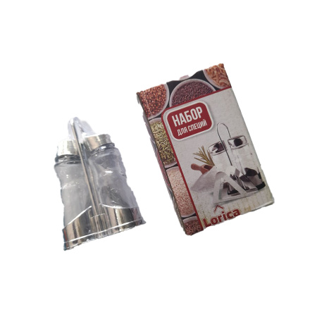 Солонки для специй 2шт с подставкой Солонки для специй 2шт с подставкой