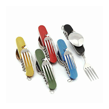Набор складных столовых походных приборов 5 в 1