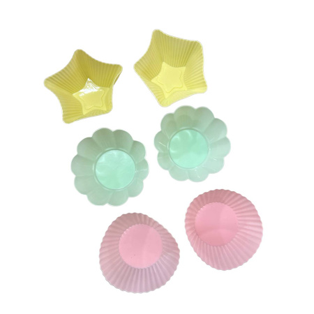 Формочки для выпечки силикон (6шт/3вид)