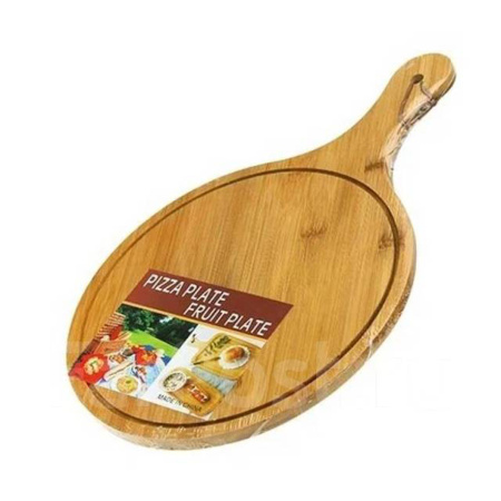 Доска кухонная ДЕРЕВЯННАЯ КРУГЛАЯ 44*30