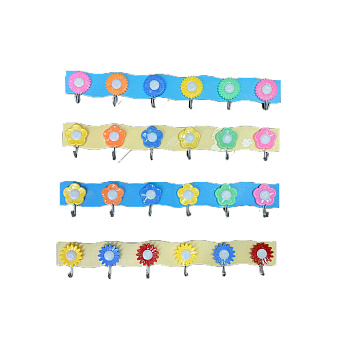 Крючки фигурные пластик (6шт)