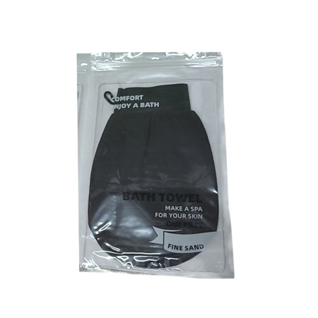 Варежка для душа ЧЕРНАЯ