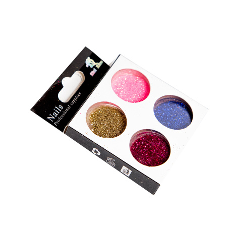 Блестки для ногтей (4шт)