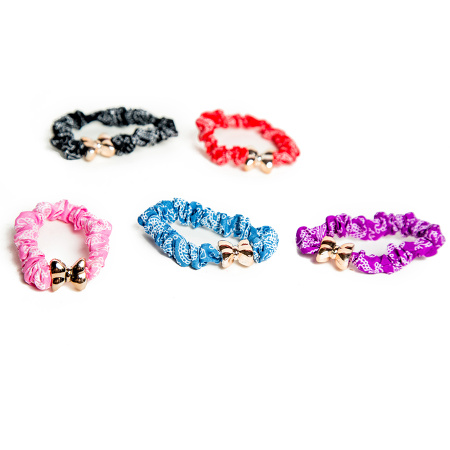 Резинки узор цветные