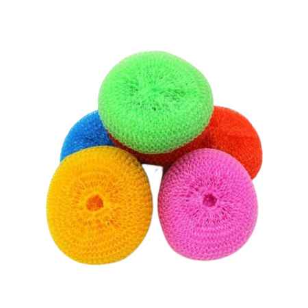 Мочалка колбаса цвет (6шт)