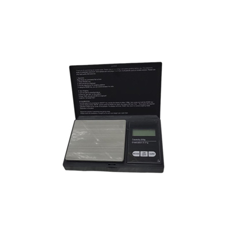 Весы карманные черные 200гр (0.01г)